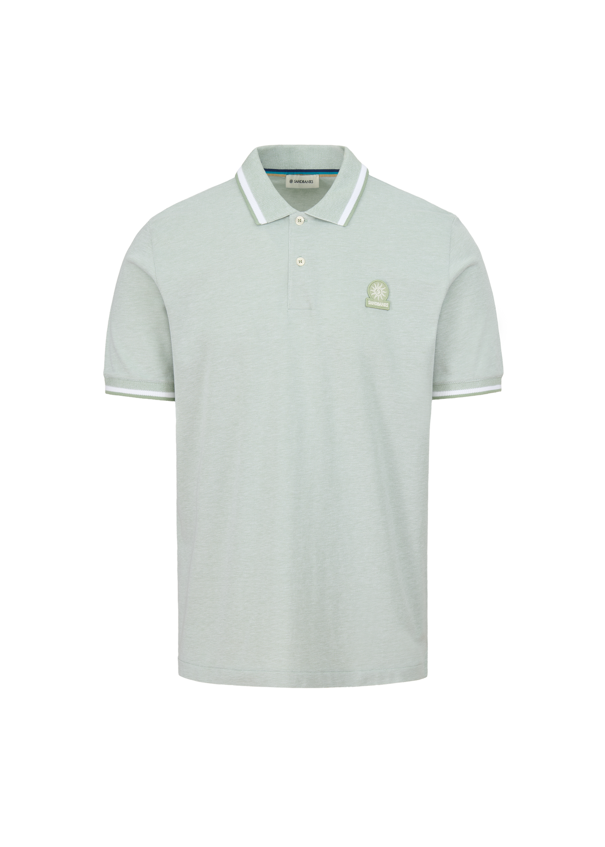 Sandbanks Oxford Polo Shirt - Sage