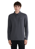 Tonal Soft Touch Polo Shirt - Anthracite