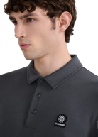 Tonal Soft Touch Polo Shirt - Anthracite