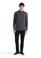 Tonal Soft Touch Polo Shirt - Anthracite