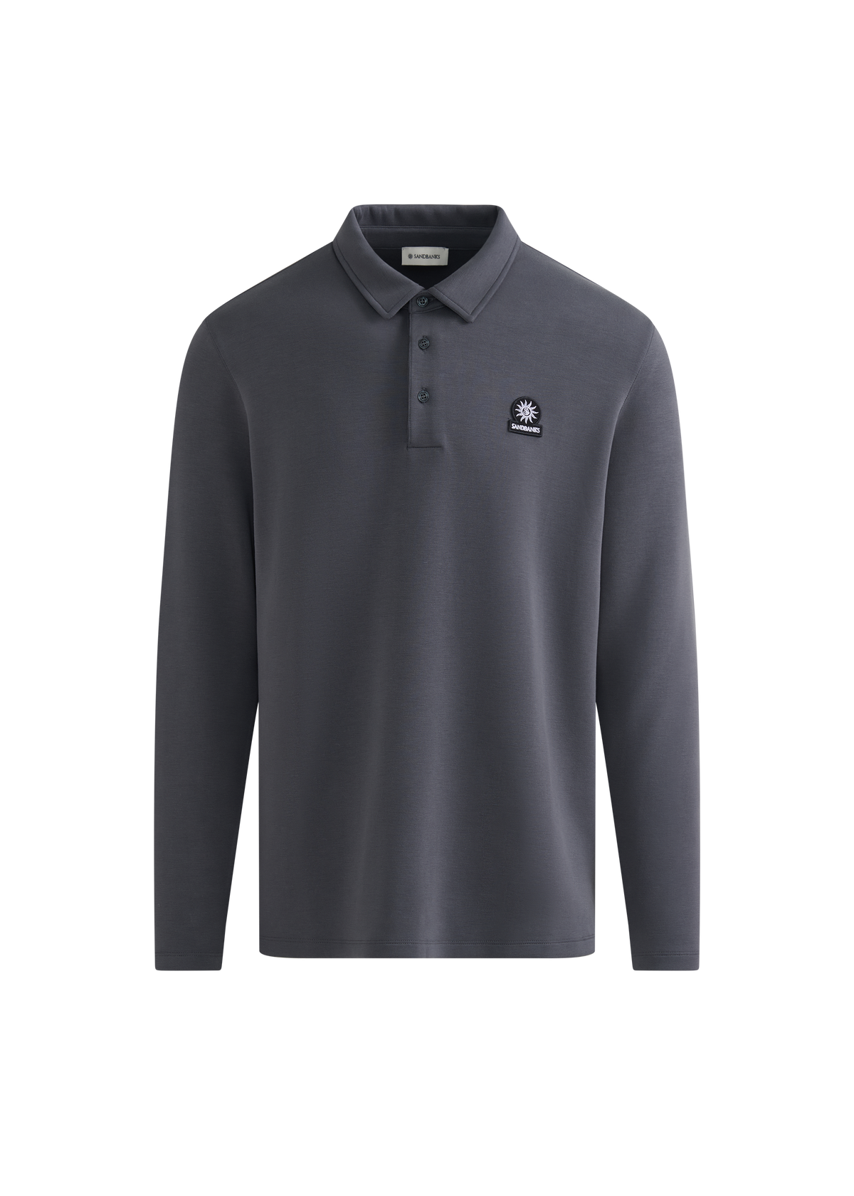 Tonal Soft Touch Polo Shirt - Anthracite