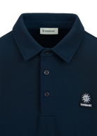 Sandbanks Modal Long Sleeve Polo - Navy