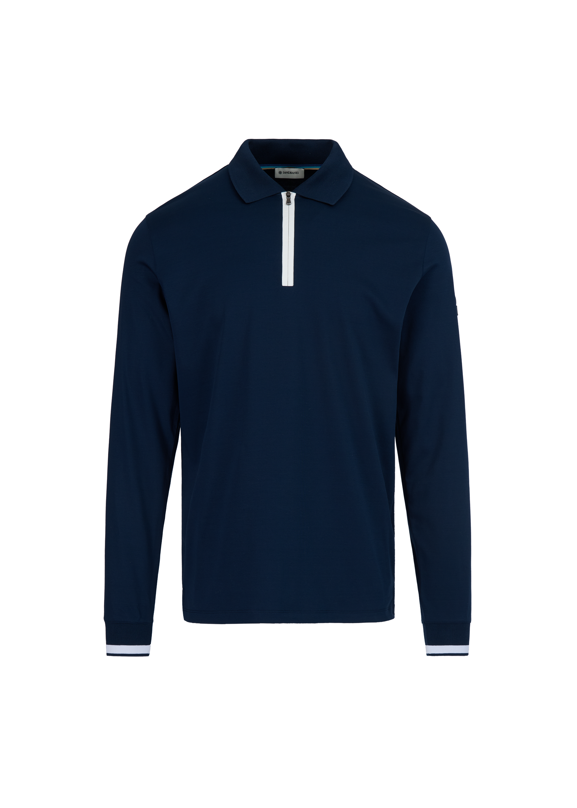 YAECA PARK｜24SS Long Sleeve Polo（Navy・L） The Premium Weight Long-Sleeve Polo | Deep Navy – Everlane