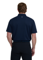 Sandbanks Golf Structured Collar Polo Shirt - Navy