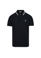 Sandbanks Snap Collar Polo Shirt - Black