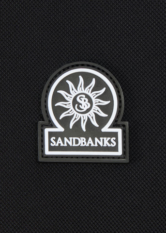 Sandbanks Gradient Rib Polo Shirt - Black