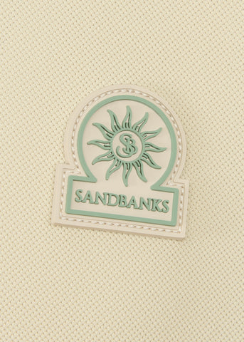 Sandbanks Gradient Rib Polo Shirt - Stone