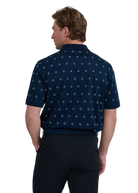 Sandbanks Golf Micro Logo Polo Shirt - Navy