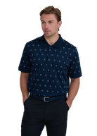 Sandbanks Golf Micro Logo Polo Shirt - Navy