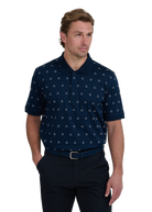 Sandbanks Golf Micro Logo Polo Shirt - Navy