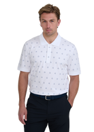 Sandbanks Golf Micro Logo Polo Shirt - White
