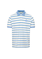 Sandbanks Tri-colour Fade Stripe Polo Shirt - Multi