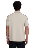 Raglan Panel Piped Polo - Stone