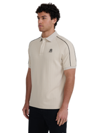 Raglan Panel Piped Polo - Stone
