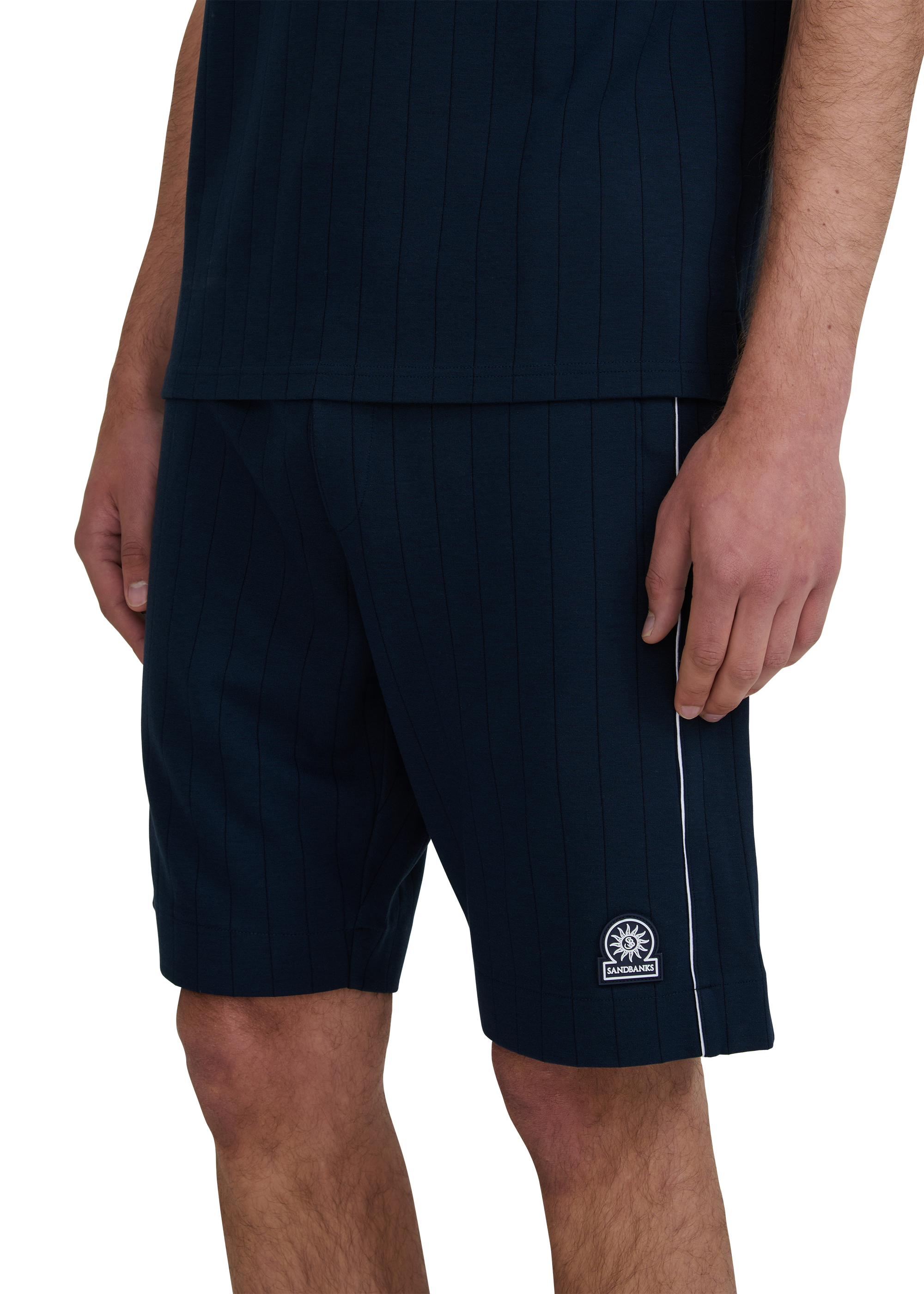 Panel Piped Short - Navy