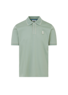 Contrast Piped Polo Shirt - Sage