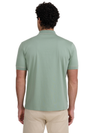 Contrast Piped Polo Shirt - Sage