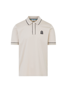 Contrast Piped Polo Shirt - Stone