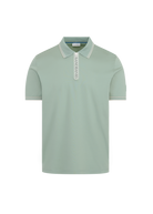 Silicone Zip Polo Shirt - Sage