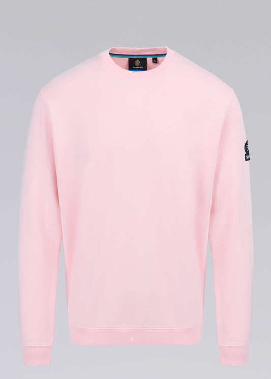 Sandbanks Badge Logo Sweatshirt - Crystal Rose