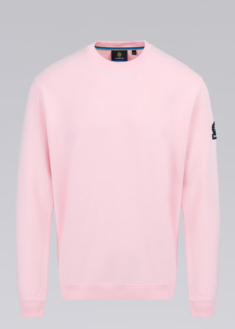 Sandbanks Badge Logo Sweatshirt - Crystal Rose