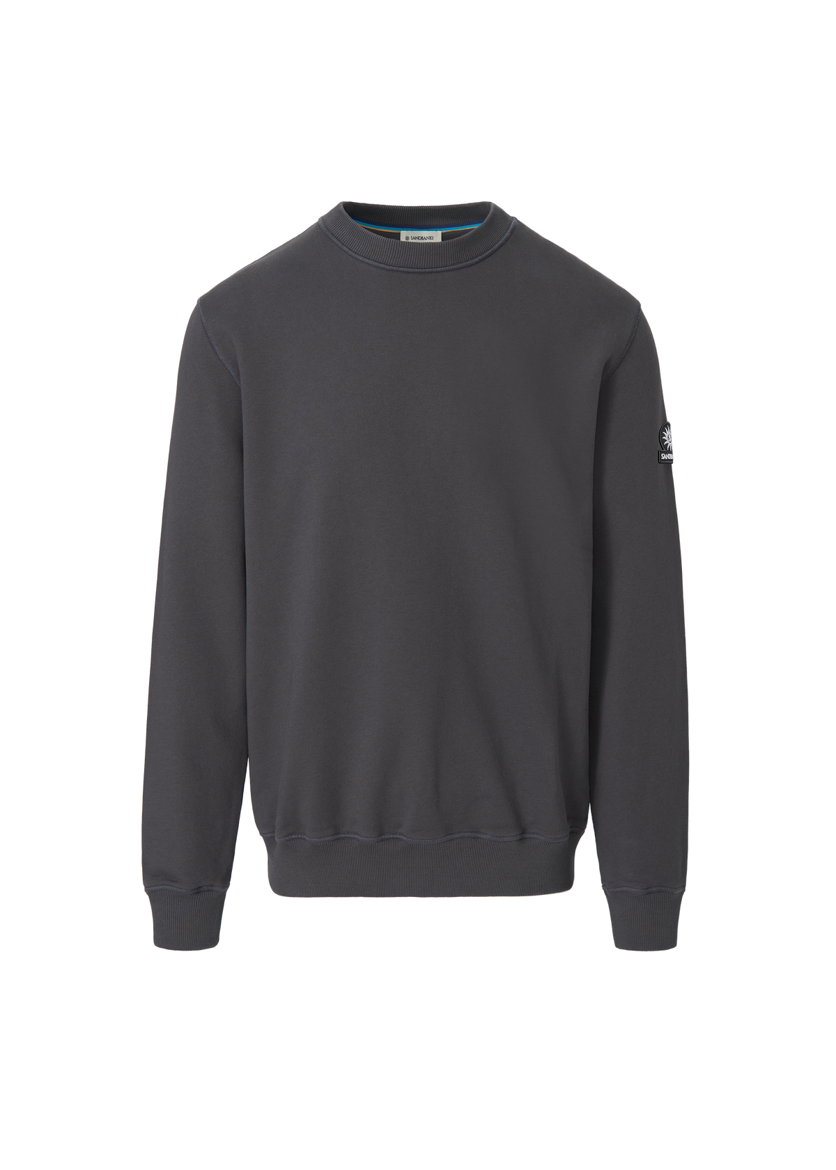 Sandbanks Badge Logo Sweatshirt - Anthracite