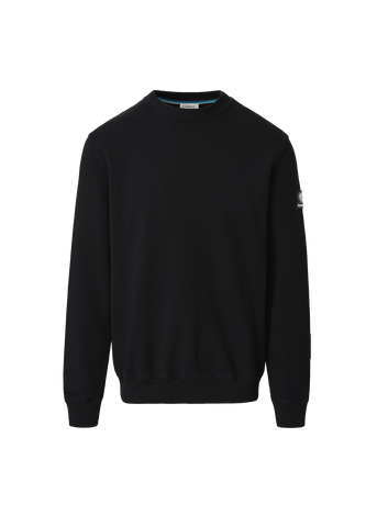 Sandbanks Badge Logo Sweatshirt - Black