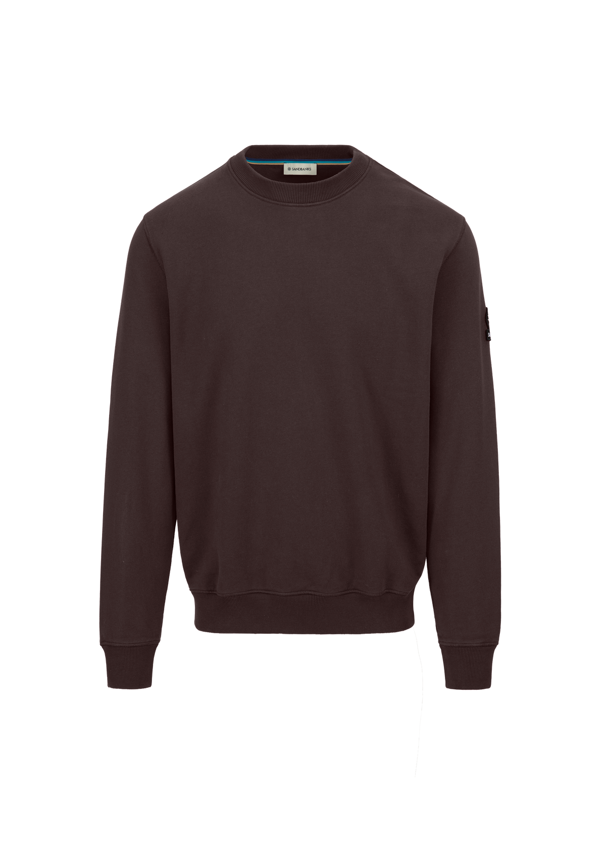 Sandbanks Badge Logo Sweatshirt - Brown