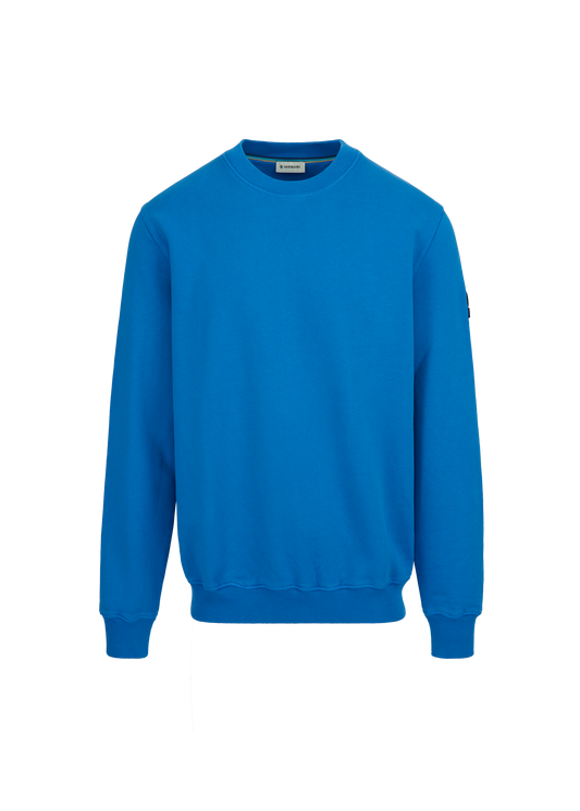 Sandbanks Badge Logo Sweatshirt - Cobalt Blue