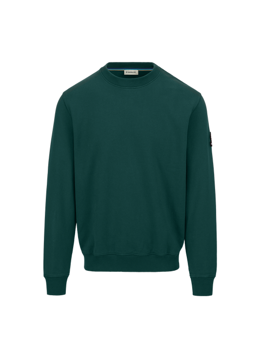Sandbanks Badge Logo Sweatshirt - Emerald Green
