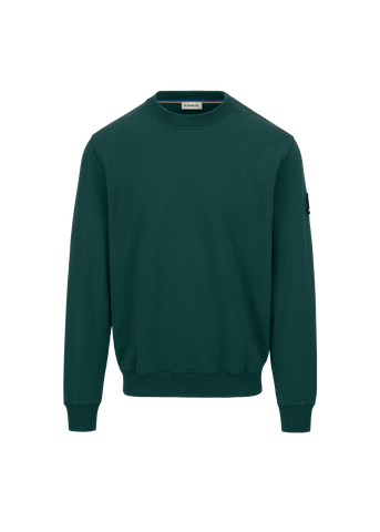 Sandbanks Badge Logo Sweatshirt - Emerald Green