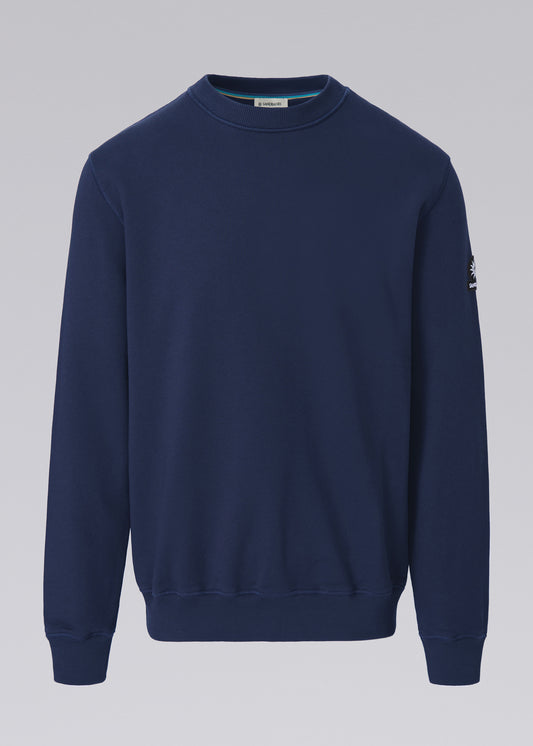 Sandbanks Badge Logo Sweatshirt - Navy