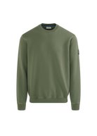 Sandbanks Badge Logo Sweatshirt - Olive