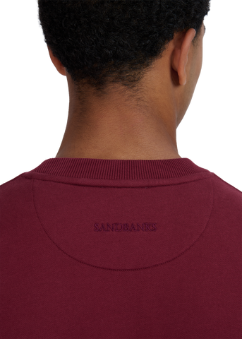 Sandbanks Badge Logo Sweatshirt - Port