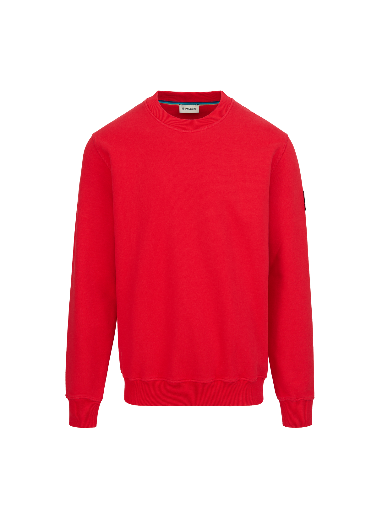 Sandbanks Badge Logo Sweatshirt - Red