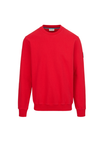 Sandbanks Badge Logo Sweatshirt - Red