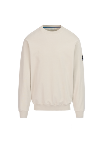 Sandbanks Badge Logo Sweatshirt - Stone