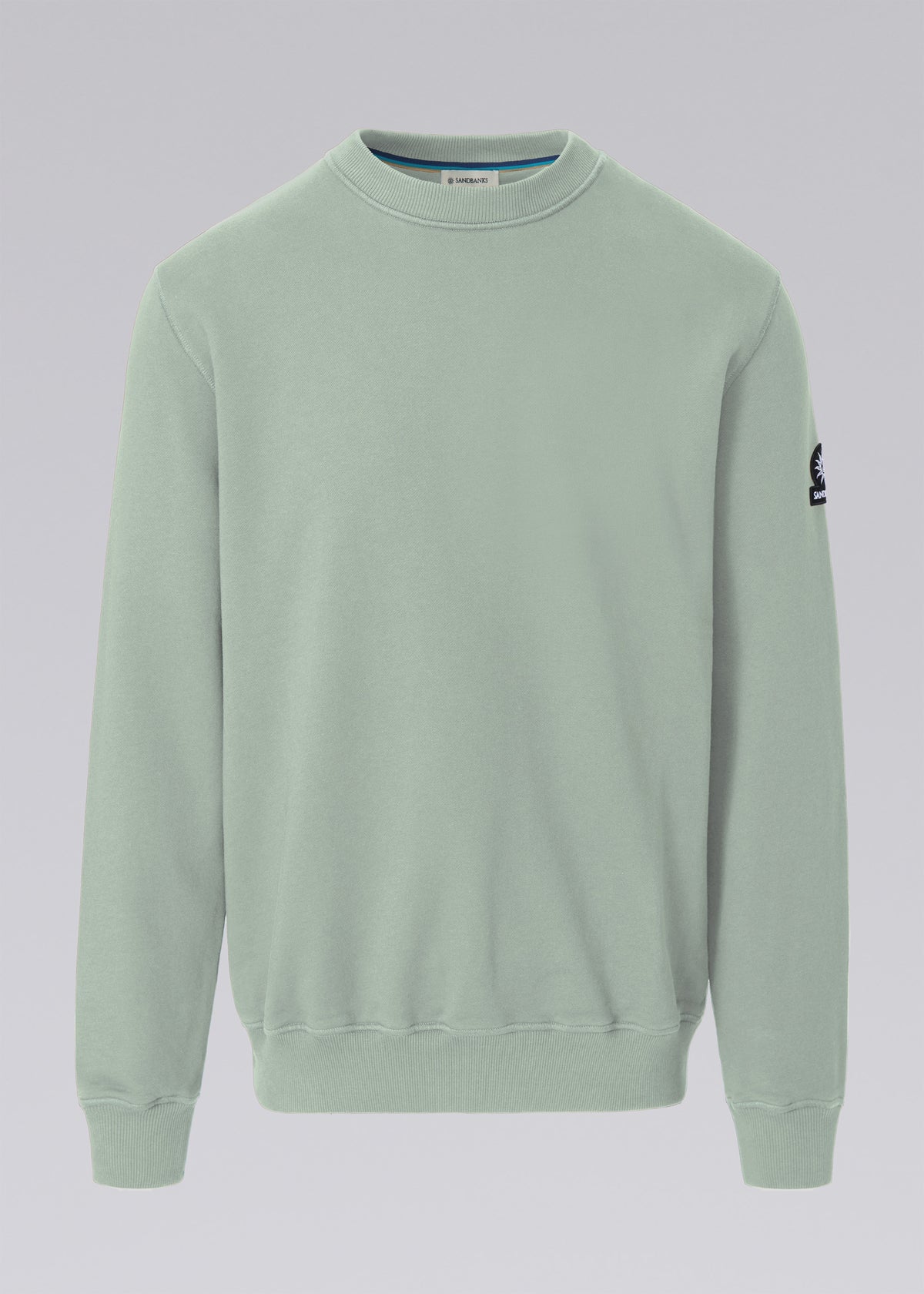 Sandbanks Badge Logo Sweatshirt - Sage