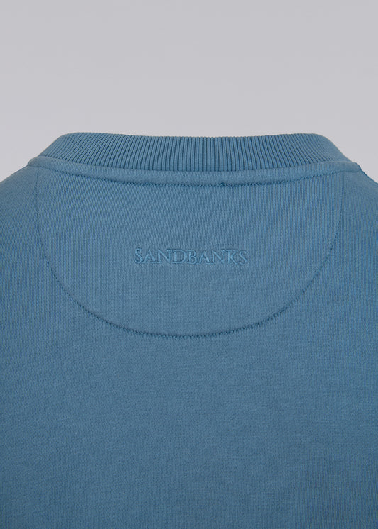 Sandbanks Badge Logo Sweatshirt - Teal