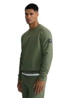 Sandbanks Badge Logo Sweatshirt - Olive