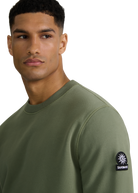 Sandbanks Badge Logo Sweatshirt - Olive
