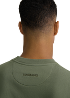 Sandbanks Badge Logo Sweatshirt - Olive