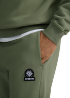 Sandbanks Elasticated Cuff Sweat Pants - Olive