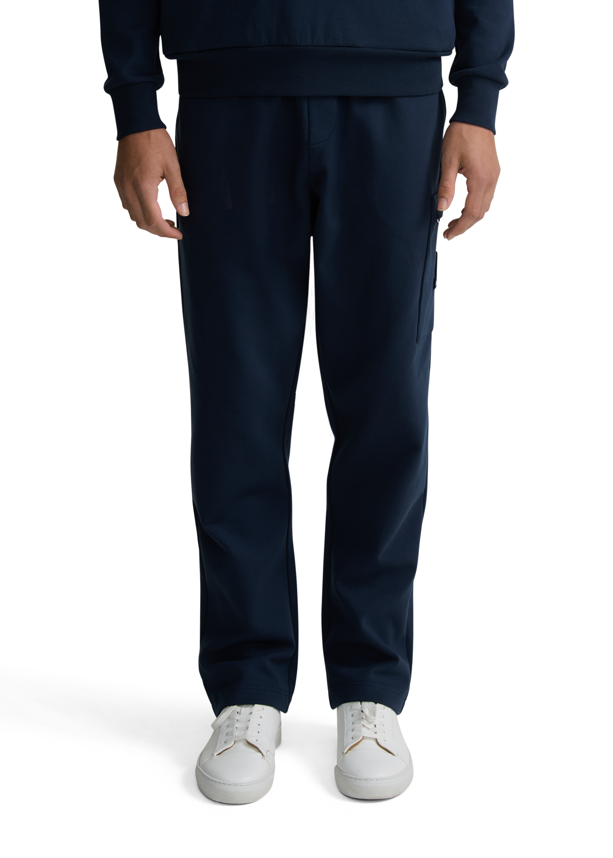 Interlock Cargo Trousers - Navy