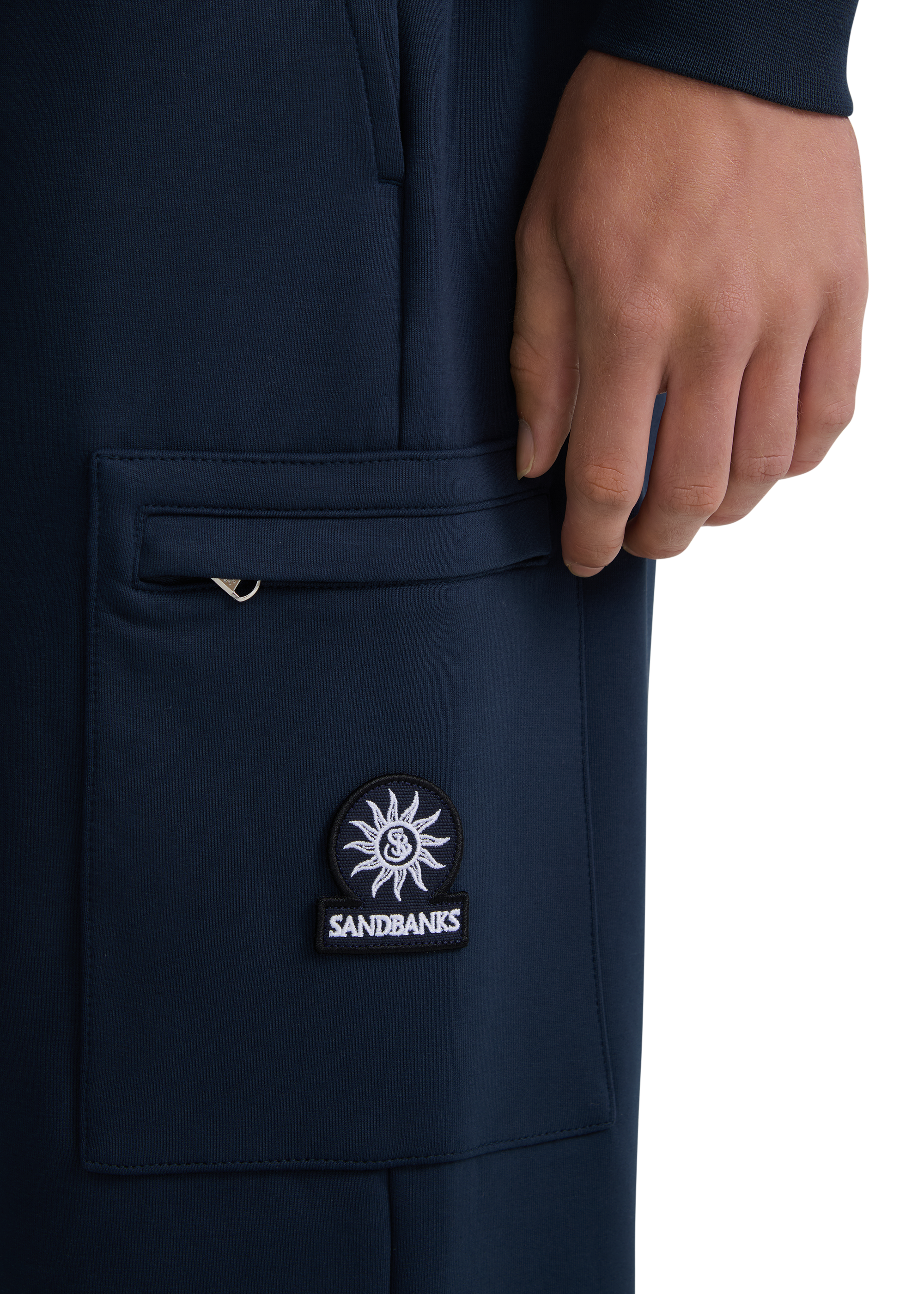 Interlock Cargo Trousers - Navy