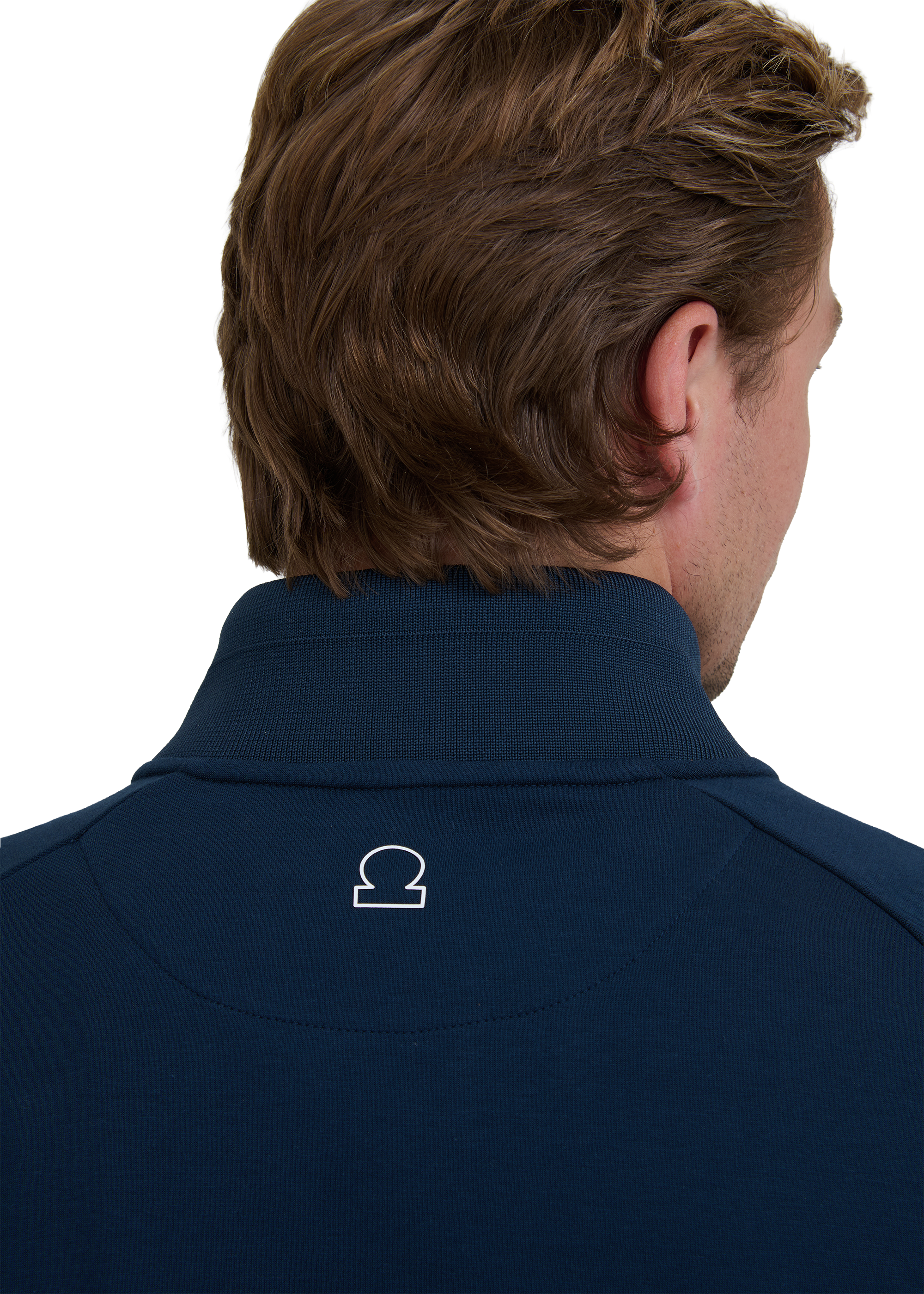 Sandbanks Golf Raglan Sleeve Quarter Zip - Navy