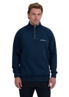 Sandbanks Golf Raglan Sleeve Quarter Zip - Navy