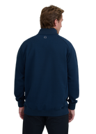 Sandbanks Golf Raglan Sleeve Quarter Zip - Navy