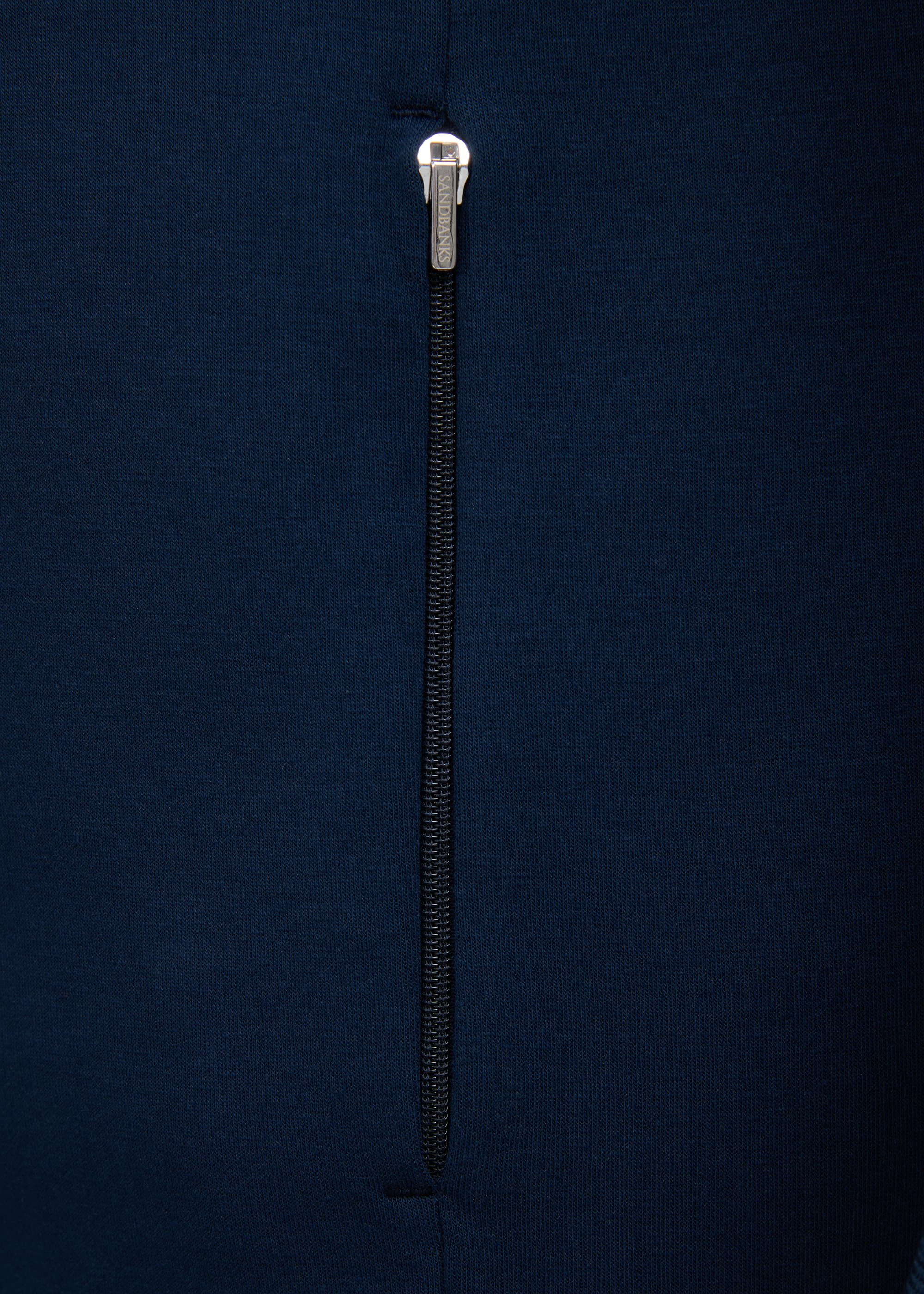 Sandbanks Golf Raglan Sleeve Quarter Zip - Navy