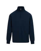 Sandbanks Interlock Quarter Zip - Navy